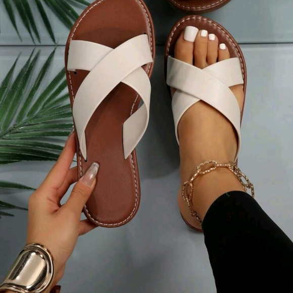 Shoes - New in Box Beige Sandals